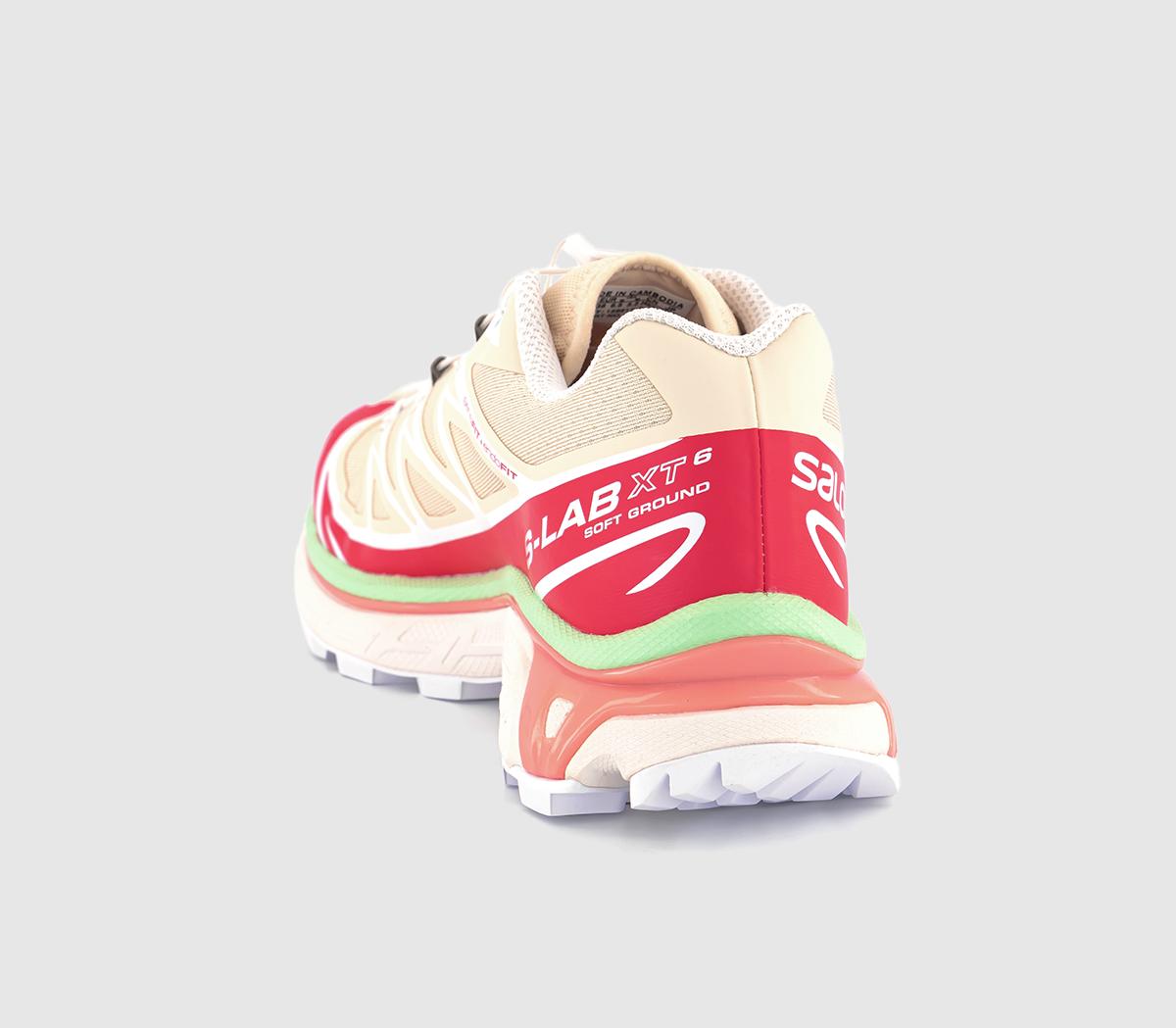 SalomonXT-6 TrainersShortbread Poppy Red Green Ash
