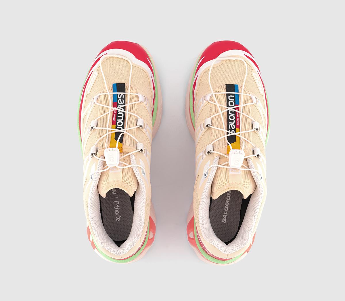 SalomonXT-6 TrainersShortbread Poppy Red Green Ash