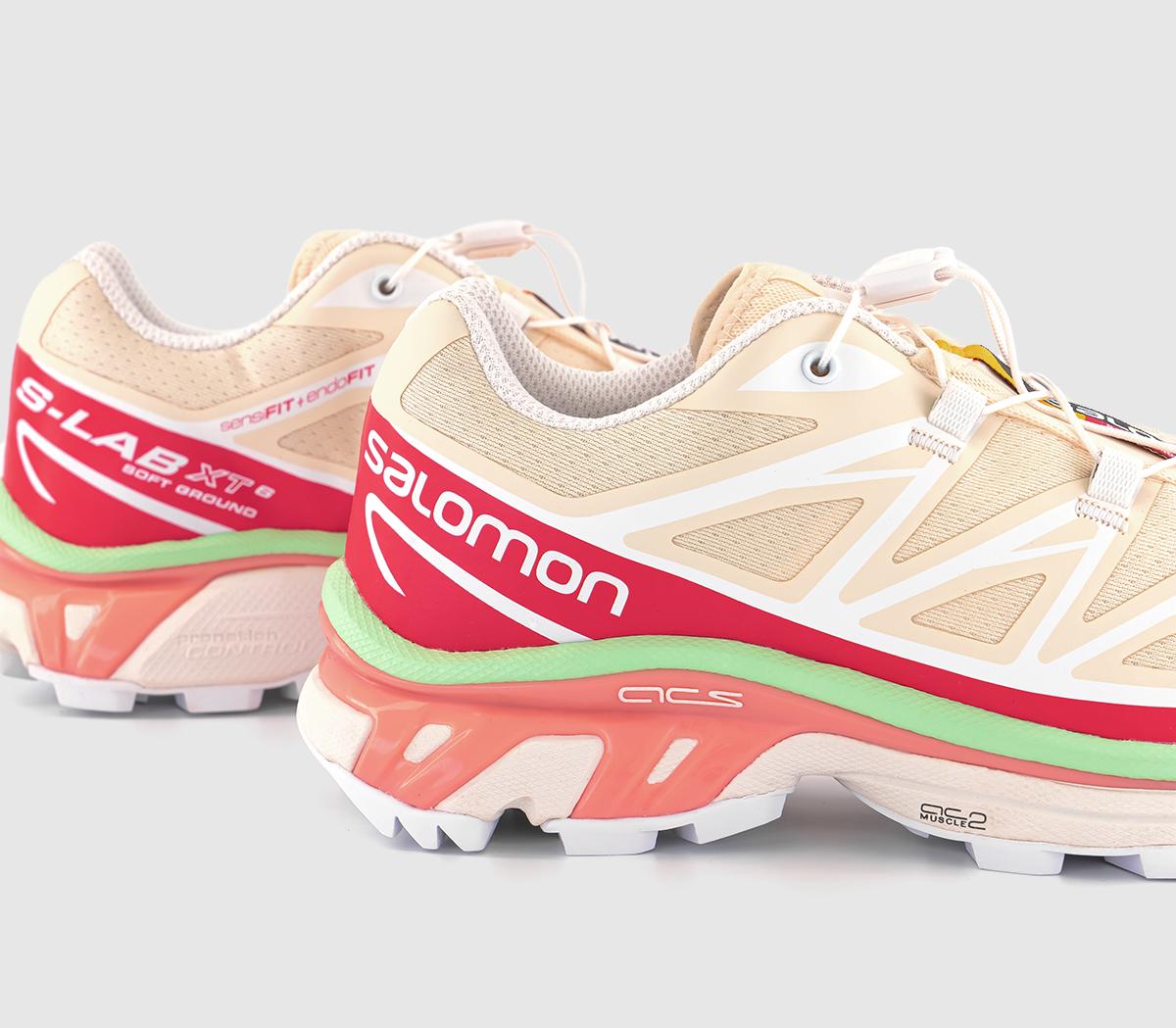 SalomonXT-6 TrainersShortbread Poppy Red Green Ash