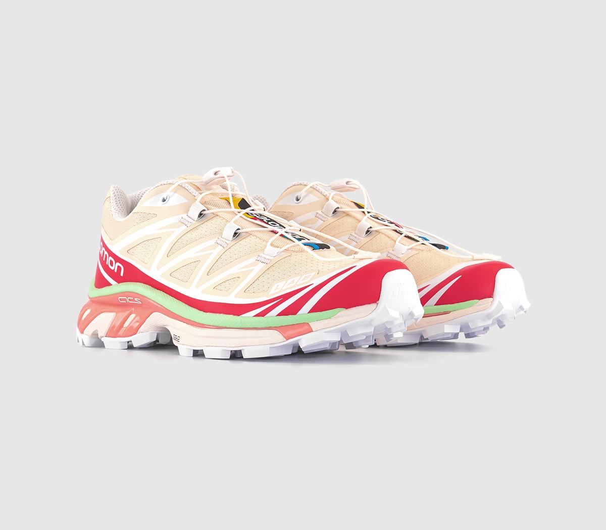 SalomonXT-6 TrainersShortbread Poppy Red Green Ash