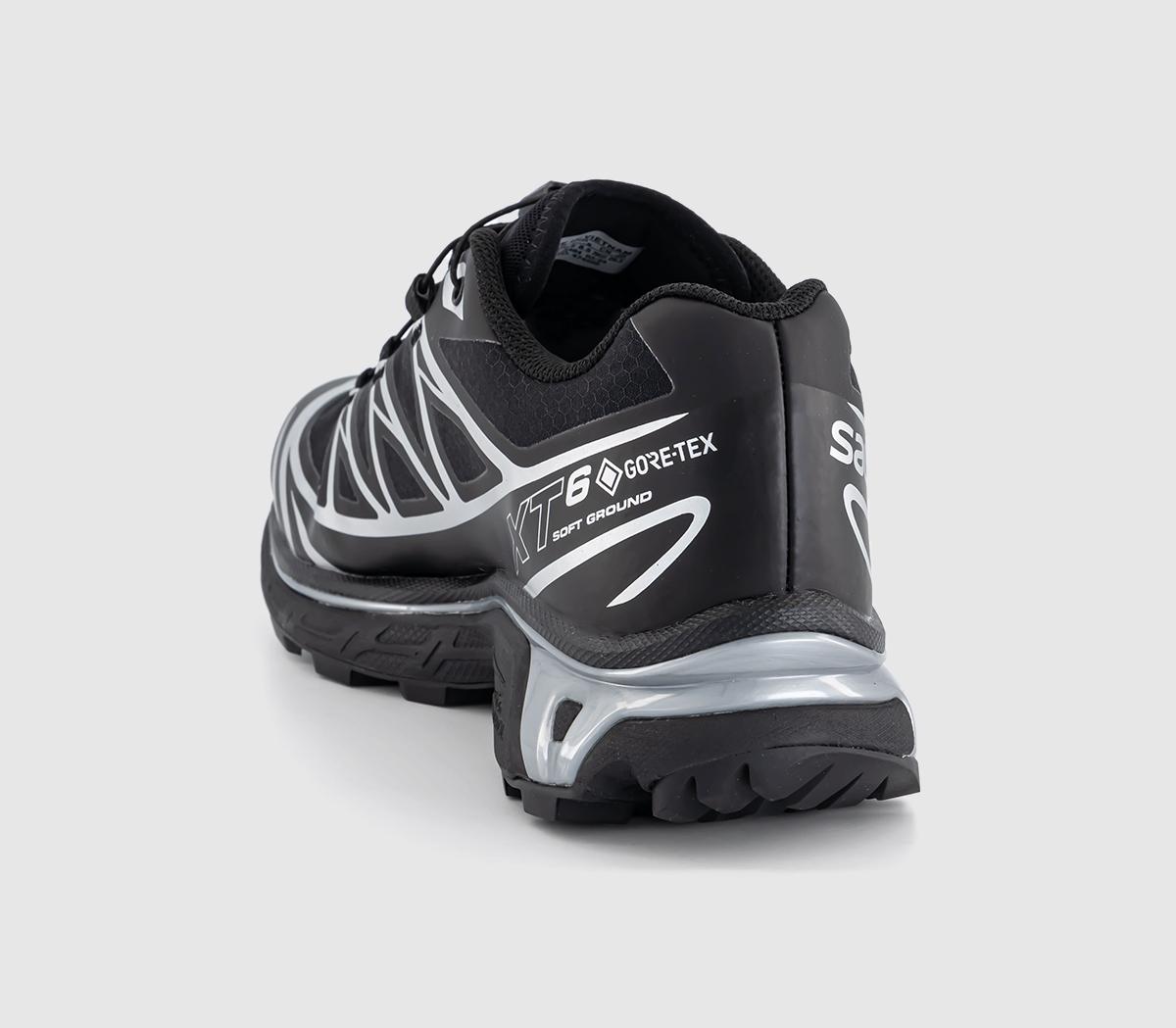 Salomon XT-6 GTX Trainers Black Black Silver - Men's Trainers