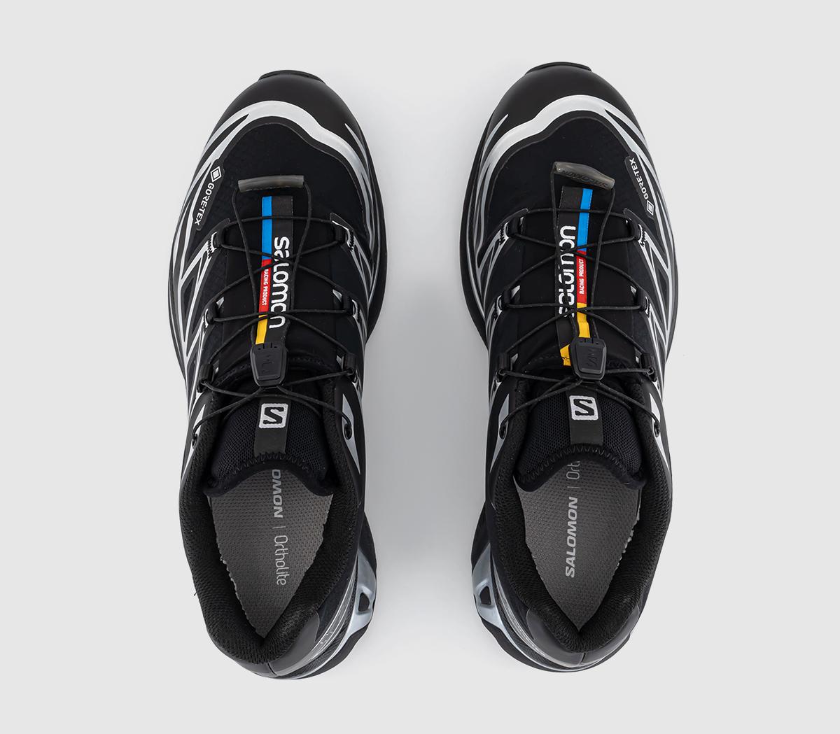 Salomon XT-6 GTX Trainers Black Black Silver - Men's Trainers