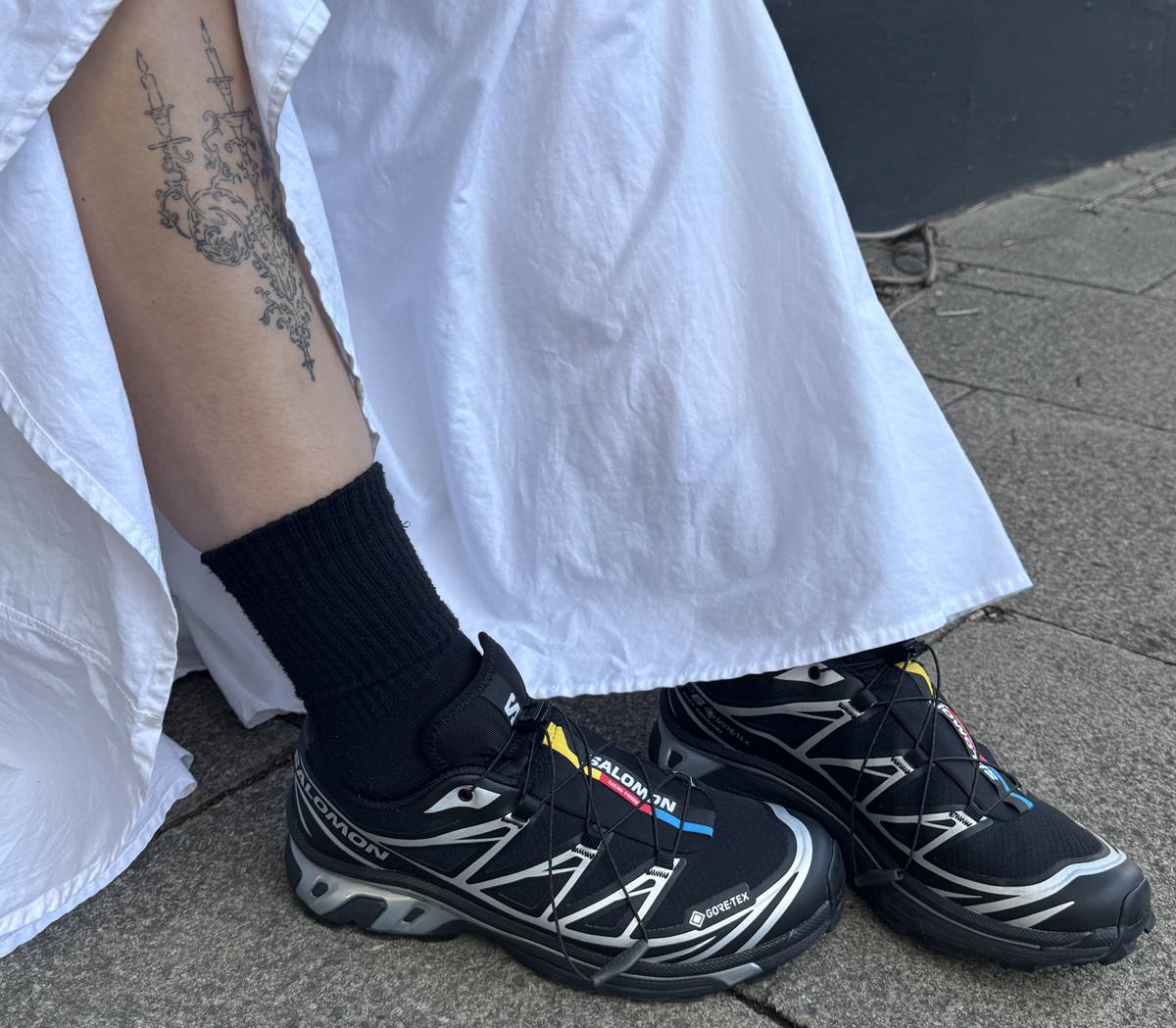 SalomonXT-6 GTX TrainersBlack Black Silver