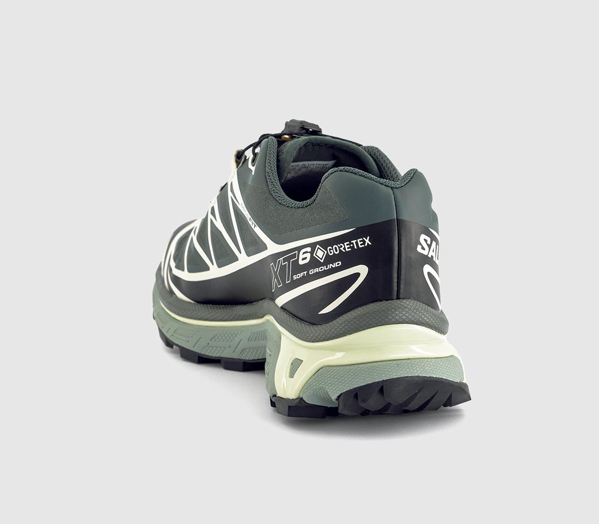 Salomon XT-6 GTX Trainers Urban Chic Black Lime C - Men's Trainers