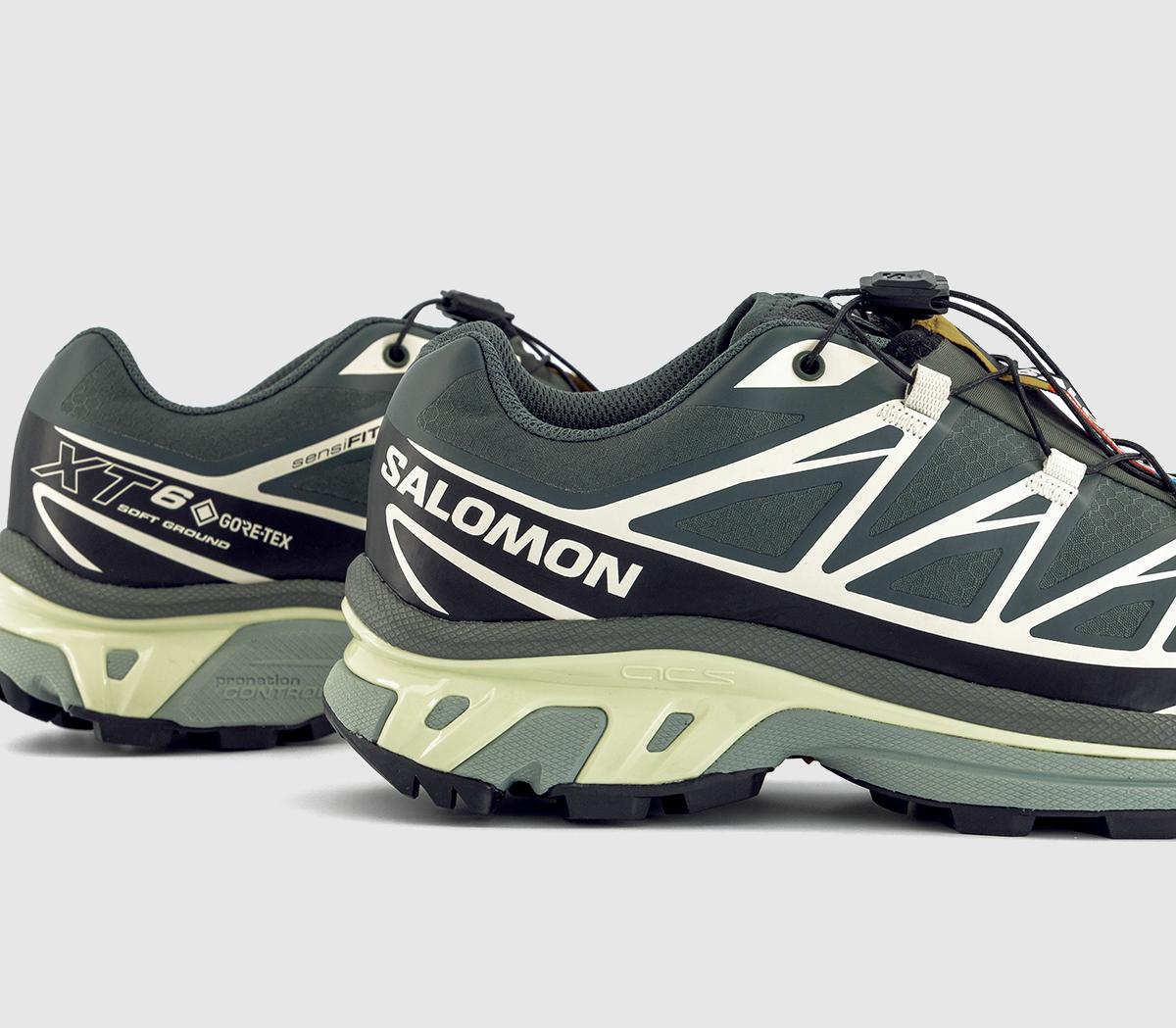 SalomonXT-6 GTX TrainersUrban Chic Black Lime C