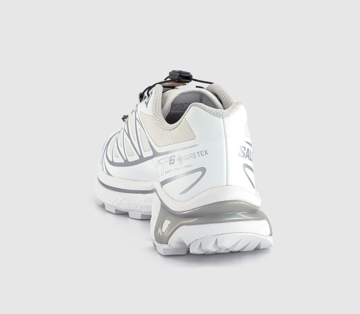 Salomon XT-6 GTX Trainers White White Silver - Men's Trainers