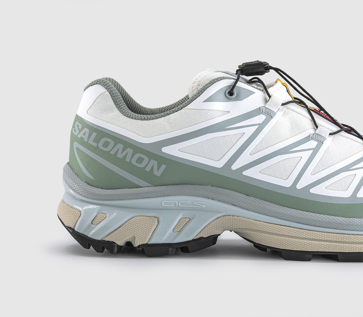 SalomonXT-6 GTX TrainersWhite Green Milieu Ice Flow