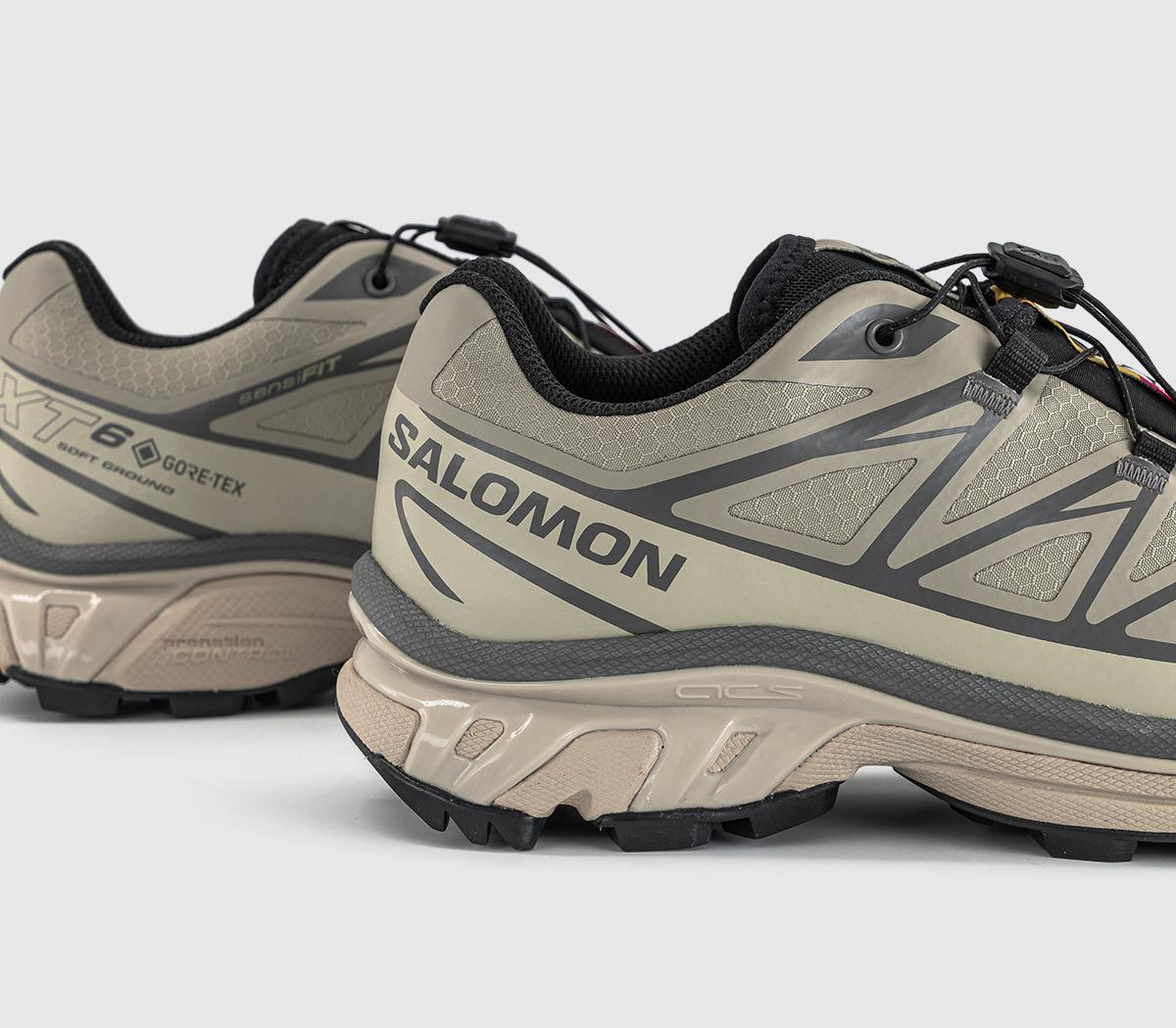 SalomonXT-6 GTX TrainersWhite Pepper Silver Sage Dark Gull Gray