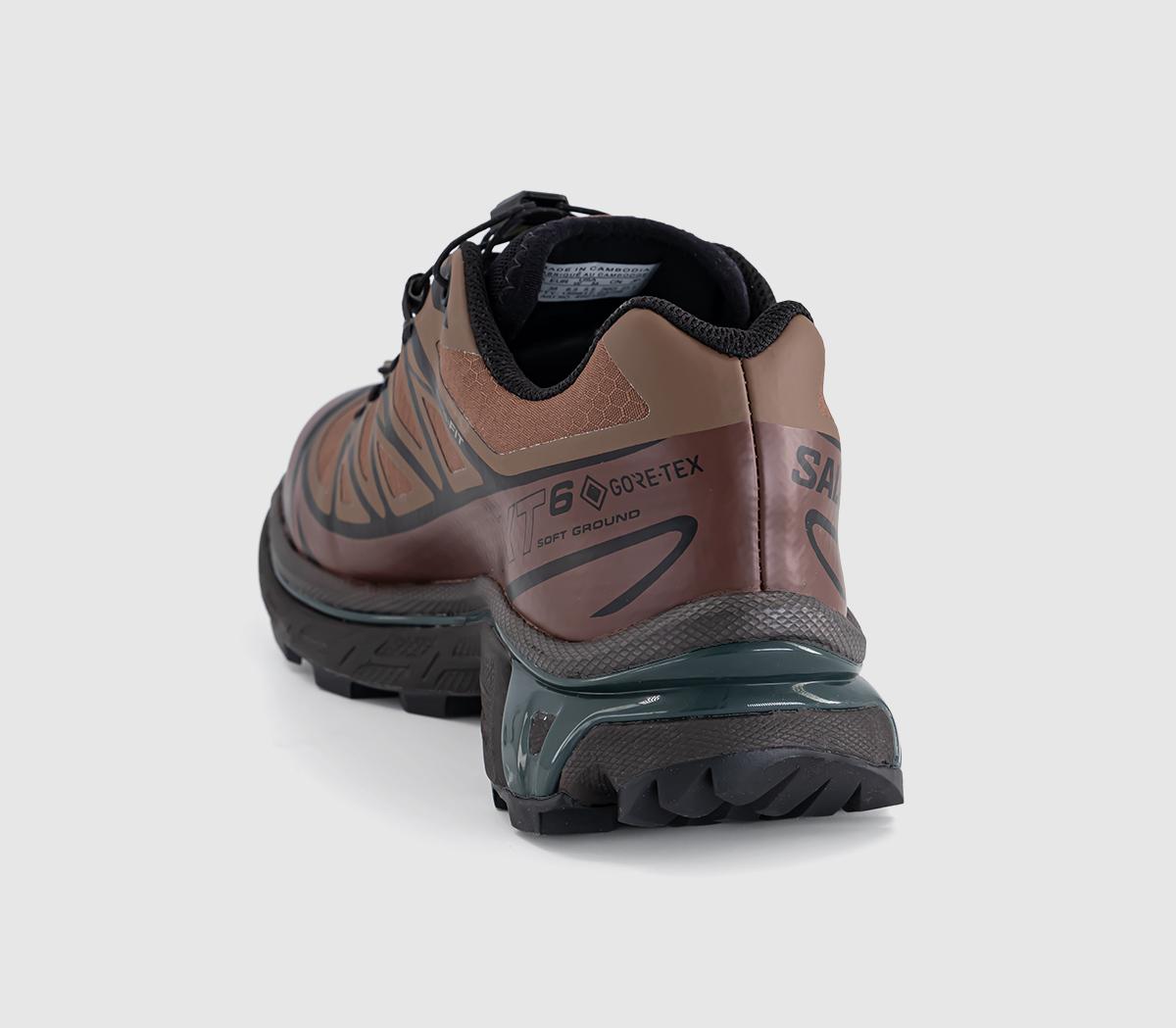 SalomonXT-6 GTX TrainersMustang Bitter Chocolate Green Gables