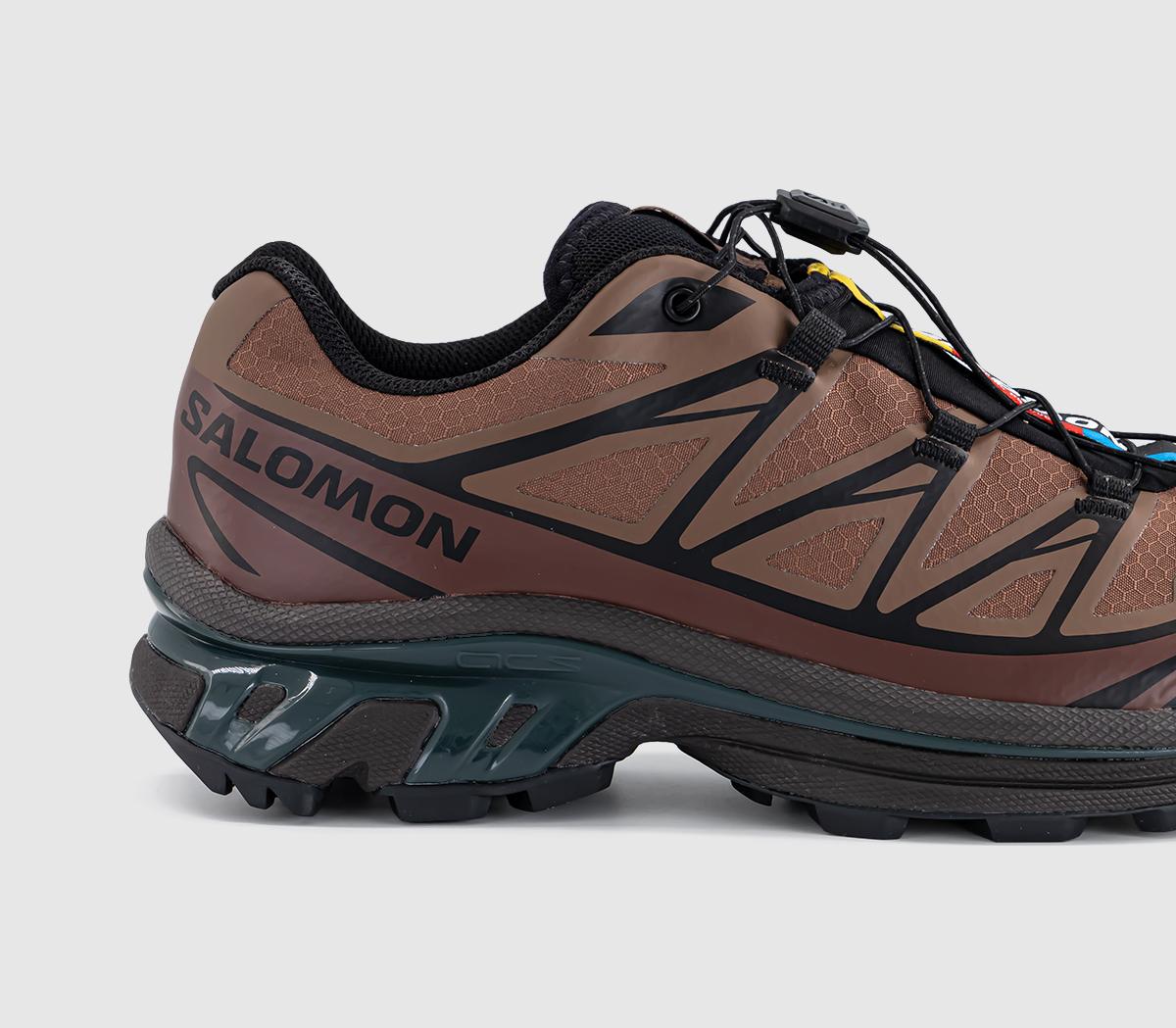 SalomonXT-6 GTX TrainersMustang Bitter Chocolate Green Gables