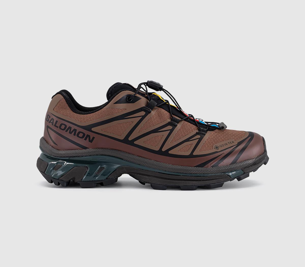 SalomonXT-6 GTX TrainersMustang Bitter Chocolate Green Gables