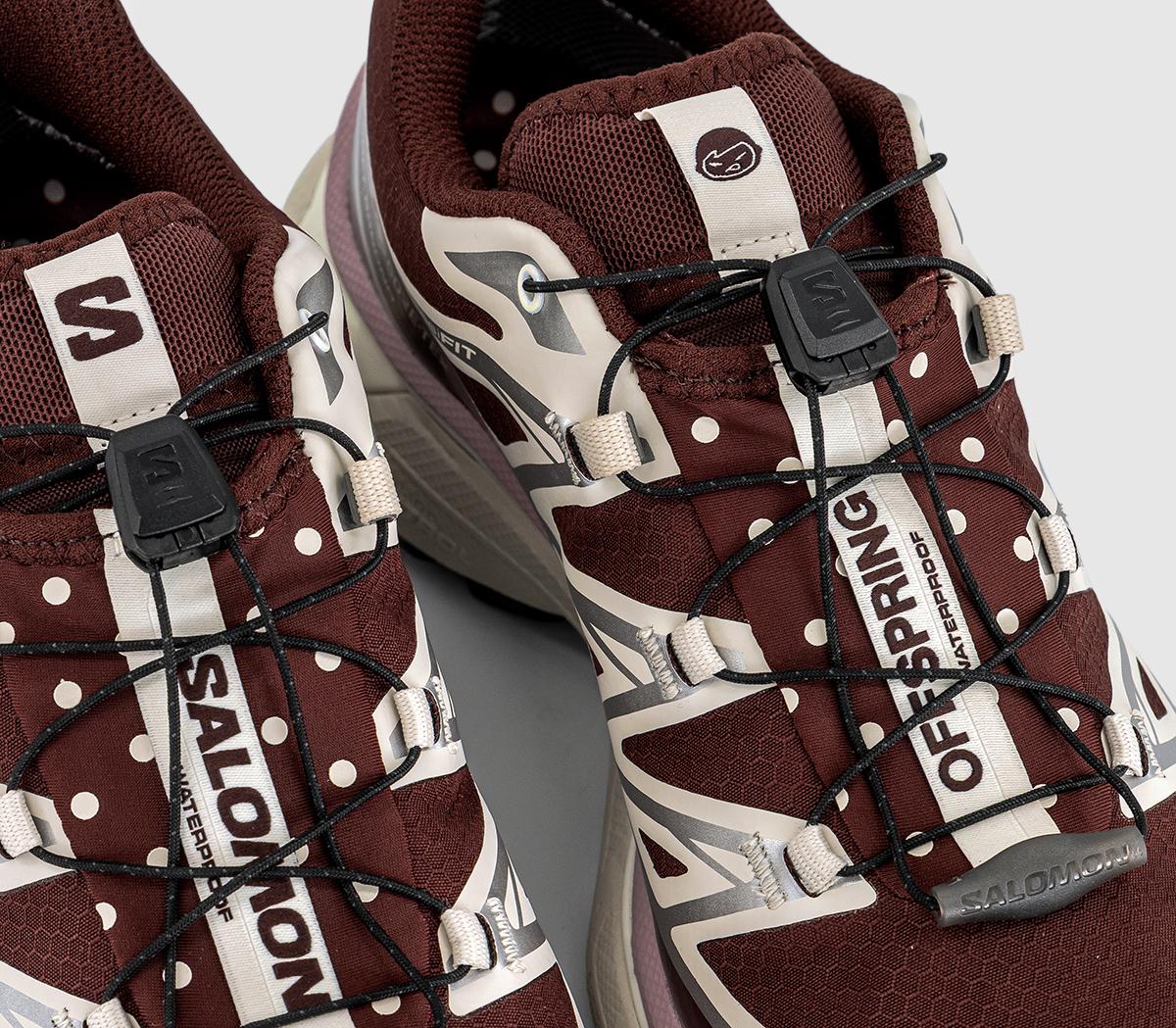 SalomonOFFSPRING x SALOMON XT-6 GTX TRAINERSOffspring Bitter Chocolate Rainy Day Pink Yarrow