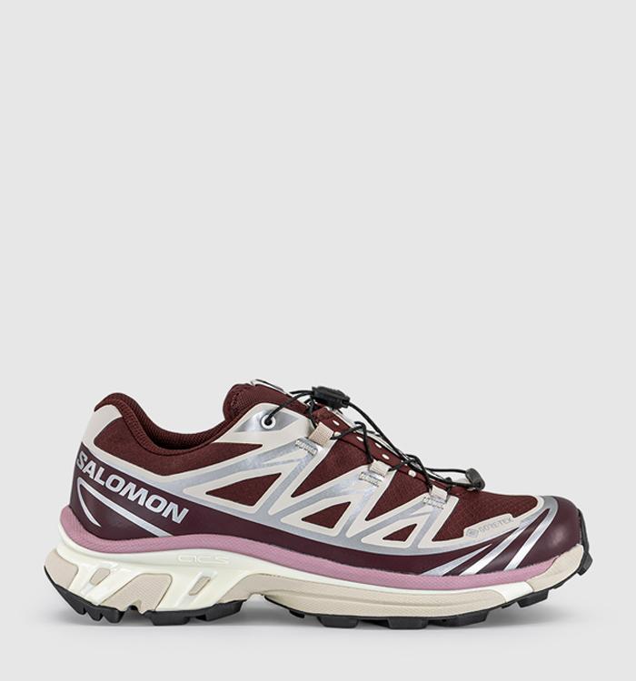 Salomon OFFSPRING x SALOMON XT-6 GTX TRAINERS Offspring Bitter Chocolate Rainy Day Pink Yarrow