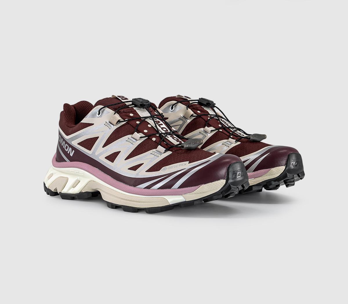 SalomonOFFSPRING x SALOMON XT-6 GTX TRAINERSOffspring Bitter Chocolate Rainy Day Pink Yarrow