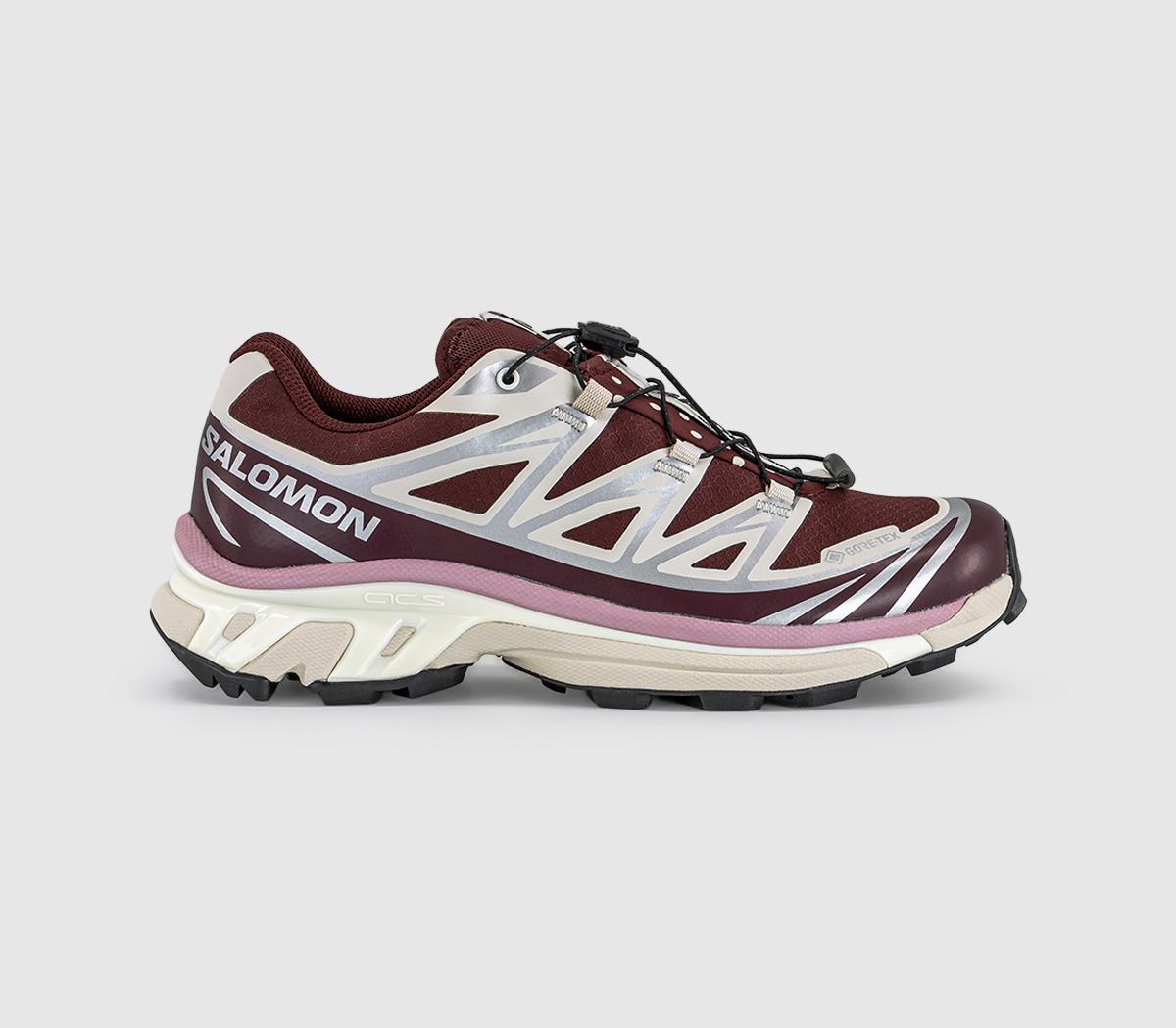 SalomonOFFSPRING x SALOMON XT-6 GTX TRAINERSOffspring Bitter Chocolate Rainy Day Pink Yarrow