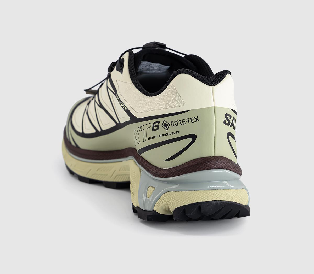 Salomon XT-6 GTX Trainers Asparagus Green Tea Bitter Chocolate