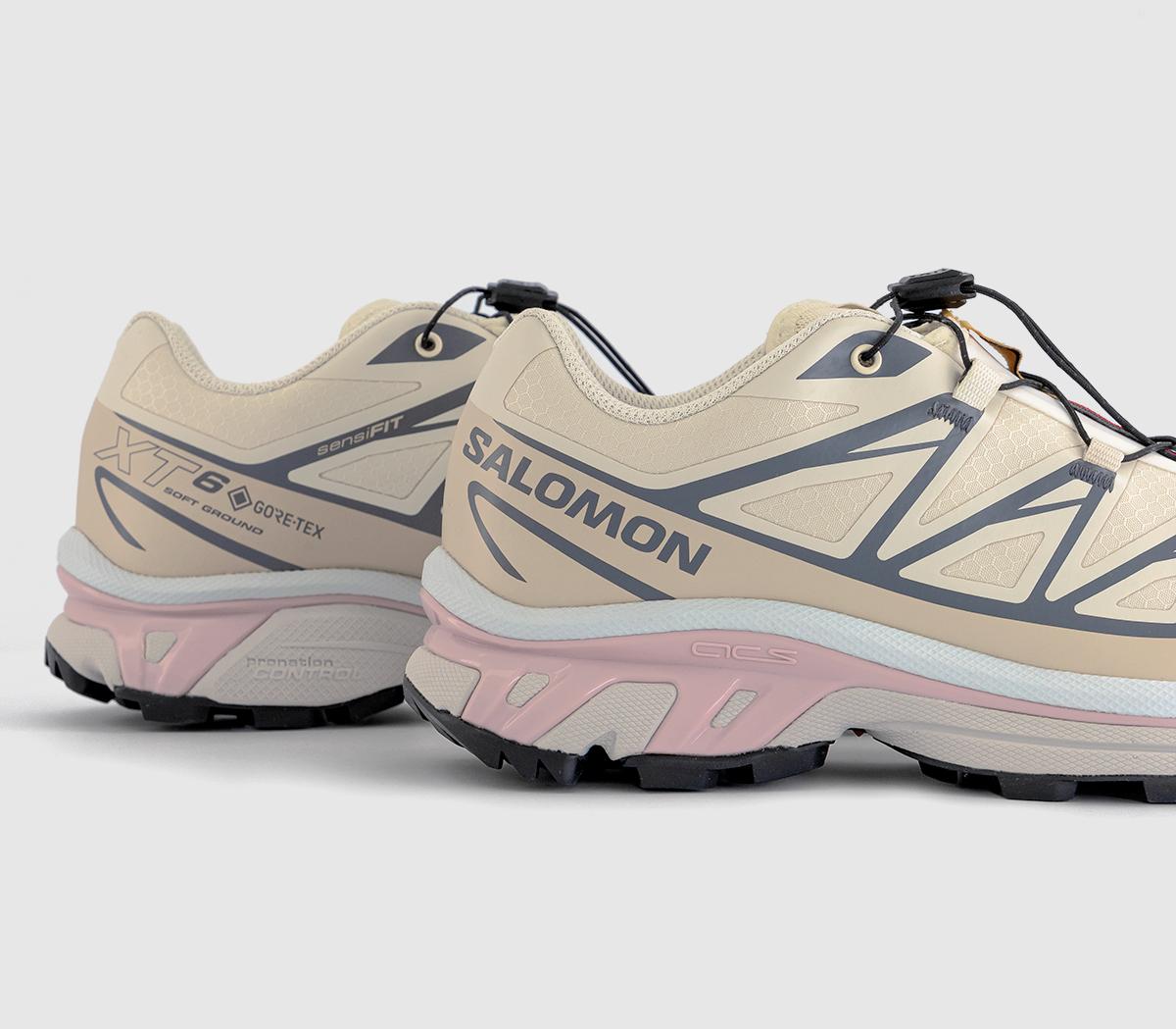 SalomonXT-6 GTX TrainersAlmond Milk Feather Gray Pale Mauve