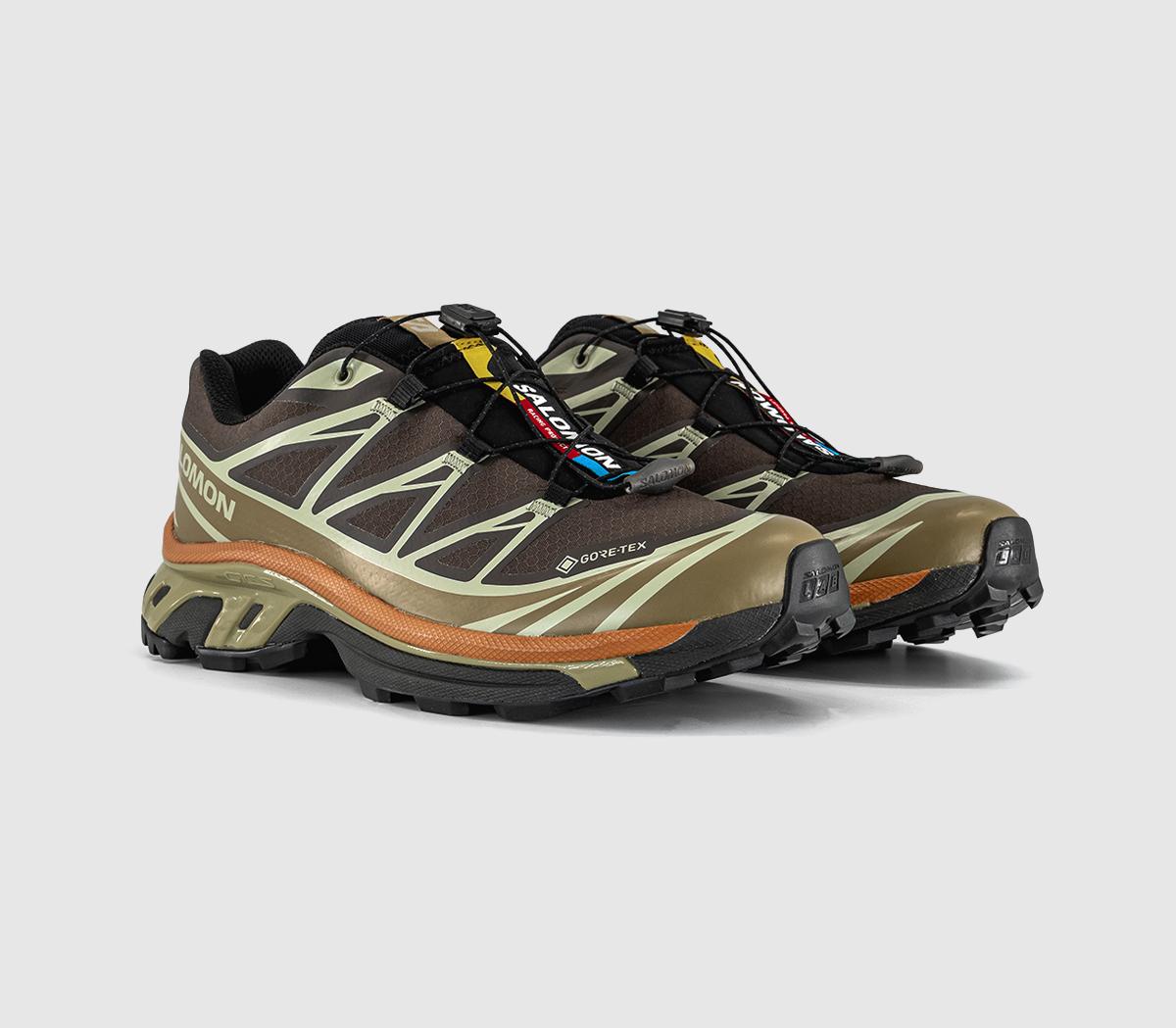 Salomon XT-6 GTX Trainers Delicioso Tea Plantation - Men's Trainers