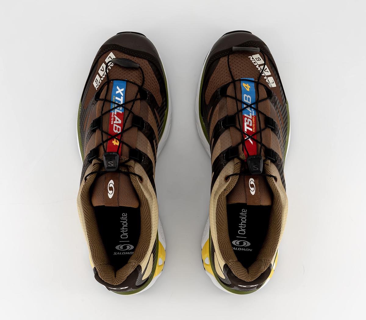Salomon Xt-4 Trainers Delicioso Toffee Empire Yellow - Men's Trainers