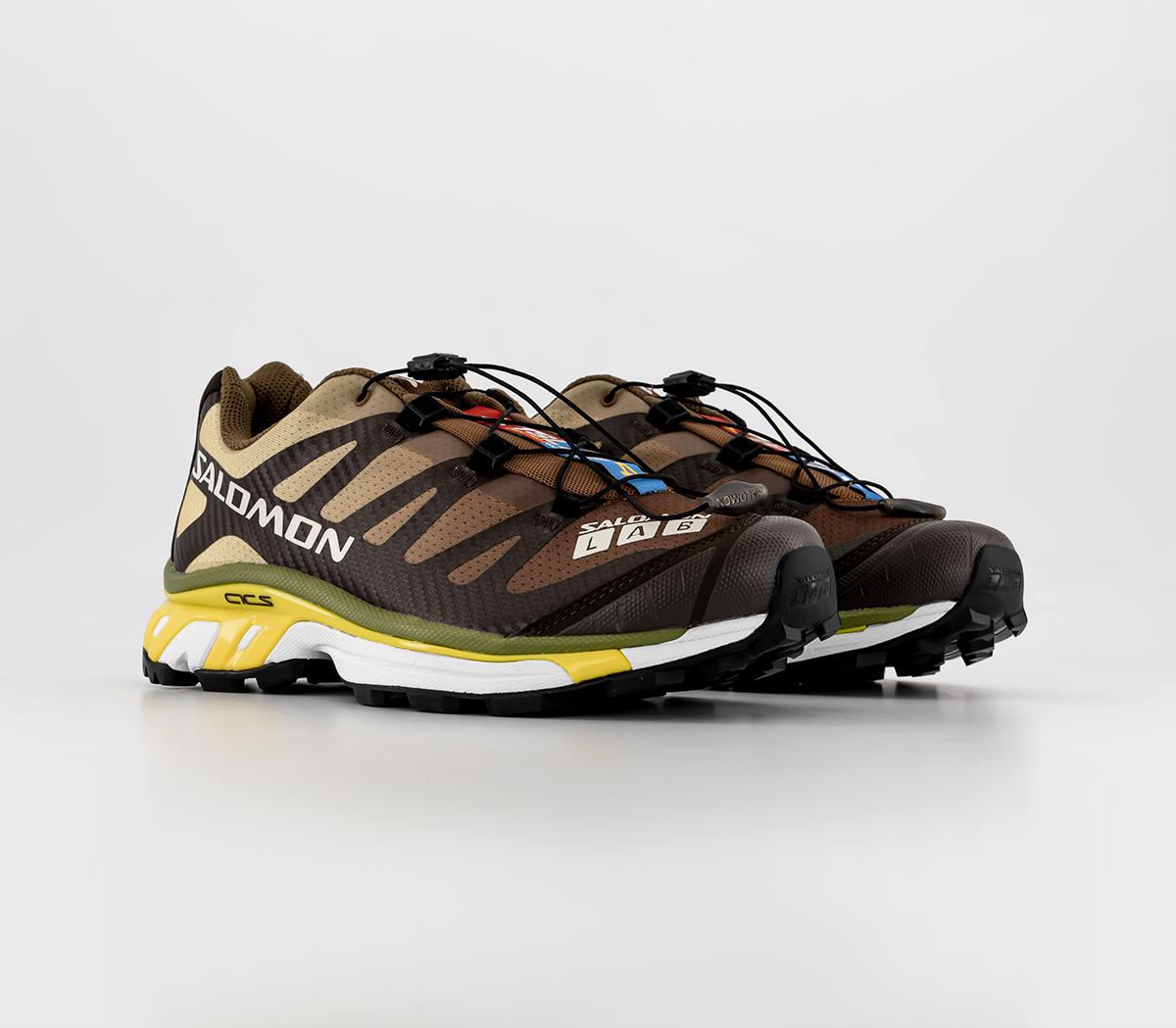 Salomon Xt-4 Trainers Delicioso Toffee Empire Yellow - Men's Trainers