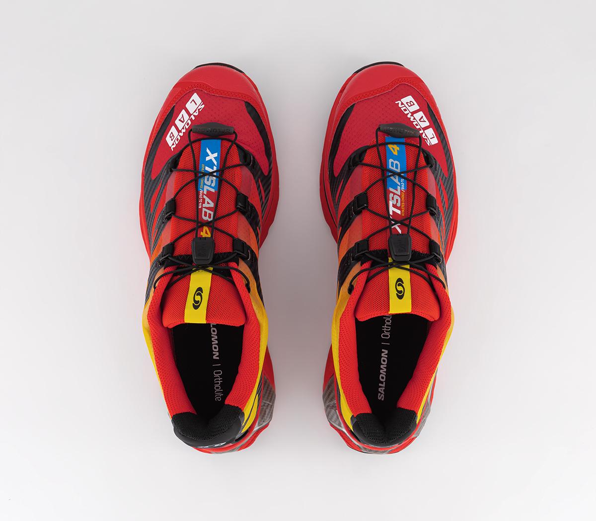 Salomon Xt-4 Trainers Og Fiery Red Black Yellow - Men's Trainers