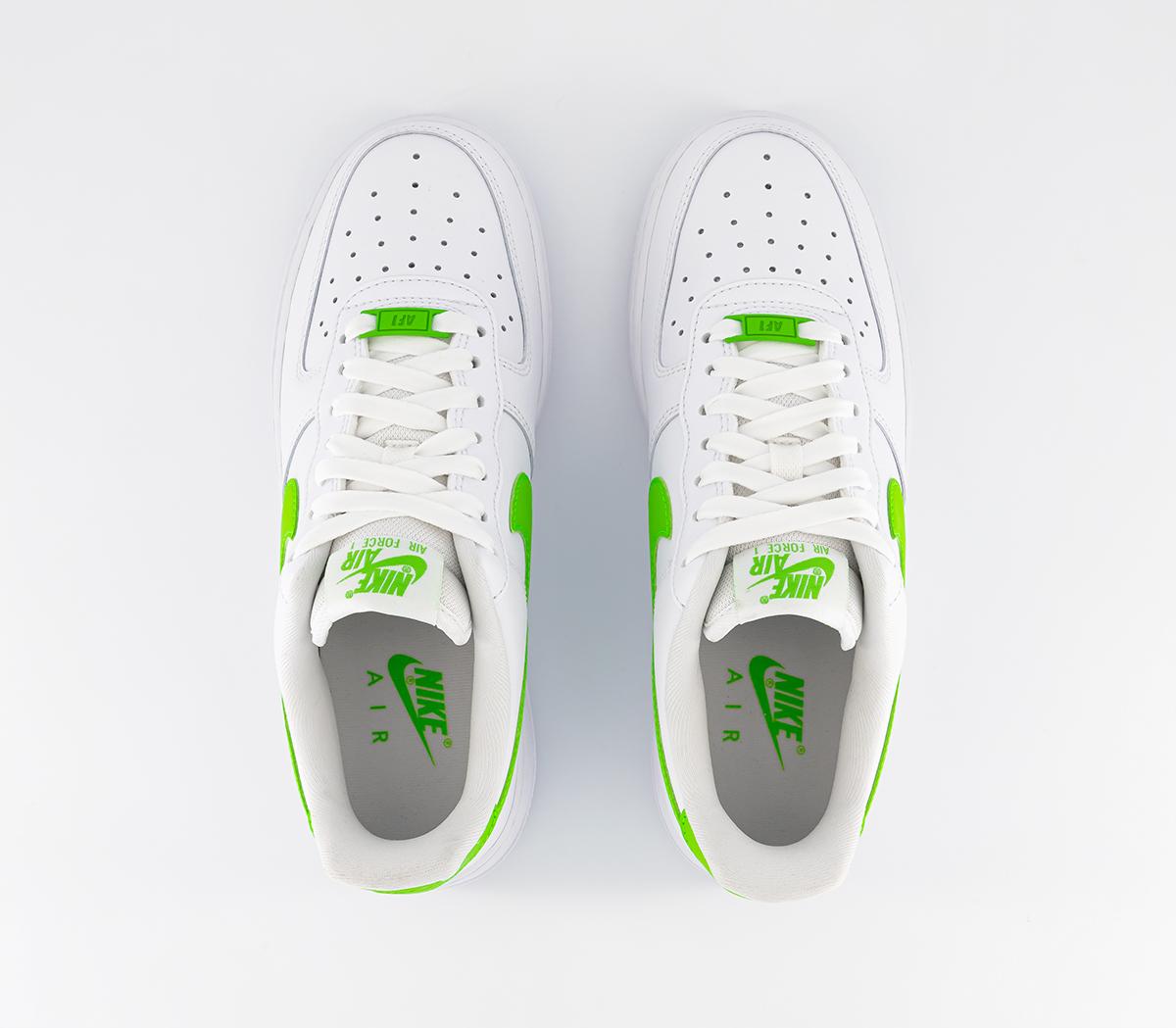 white green air force 1