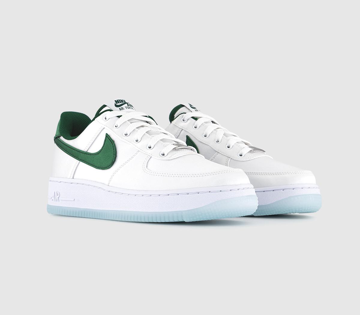 NikeAir Force 1 '07 Trainers White Sport Green Ice