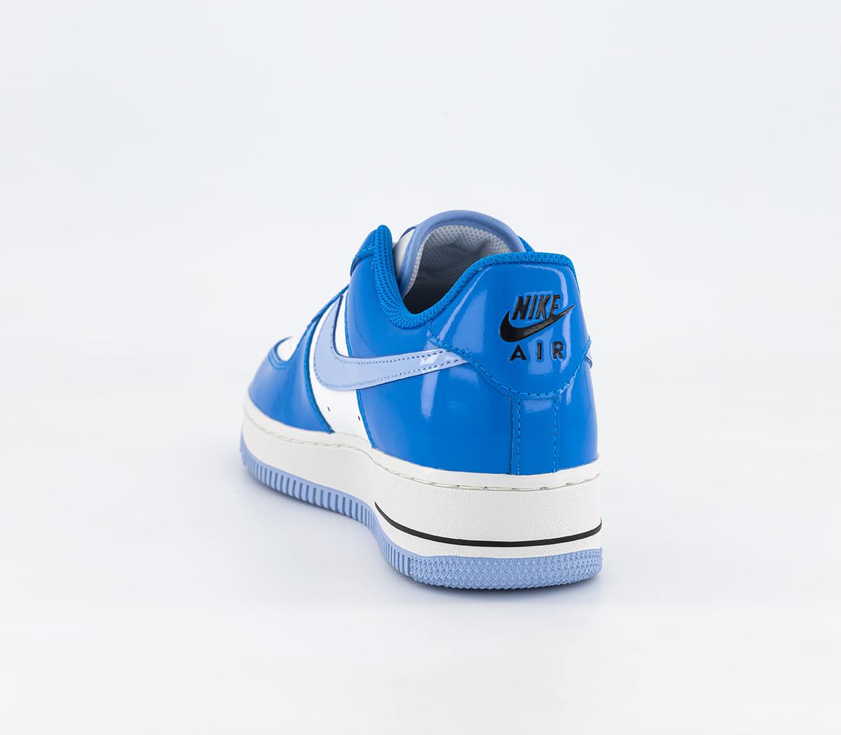 Nike Air Force 1 '07 Trainers Cobalt Bliss Lt Photo Blue Summit White ...