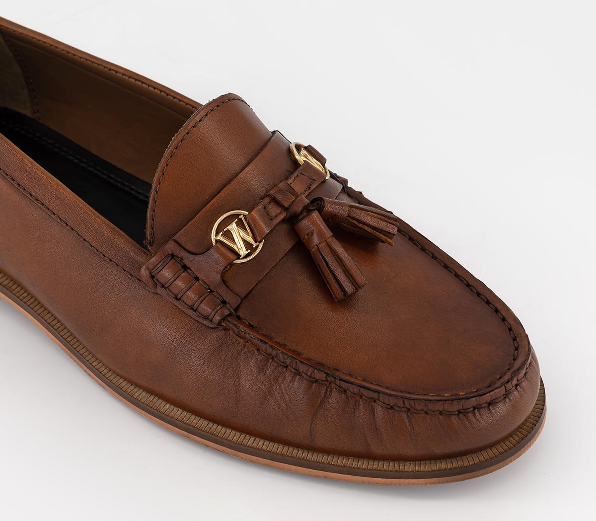 Walk LondonRiva Tassel LoafersTan Leather