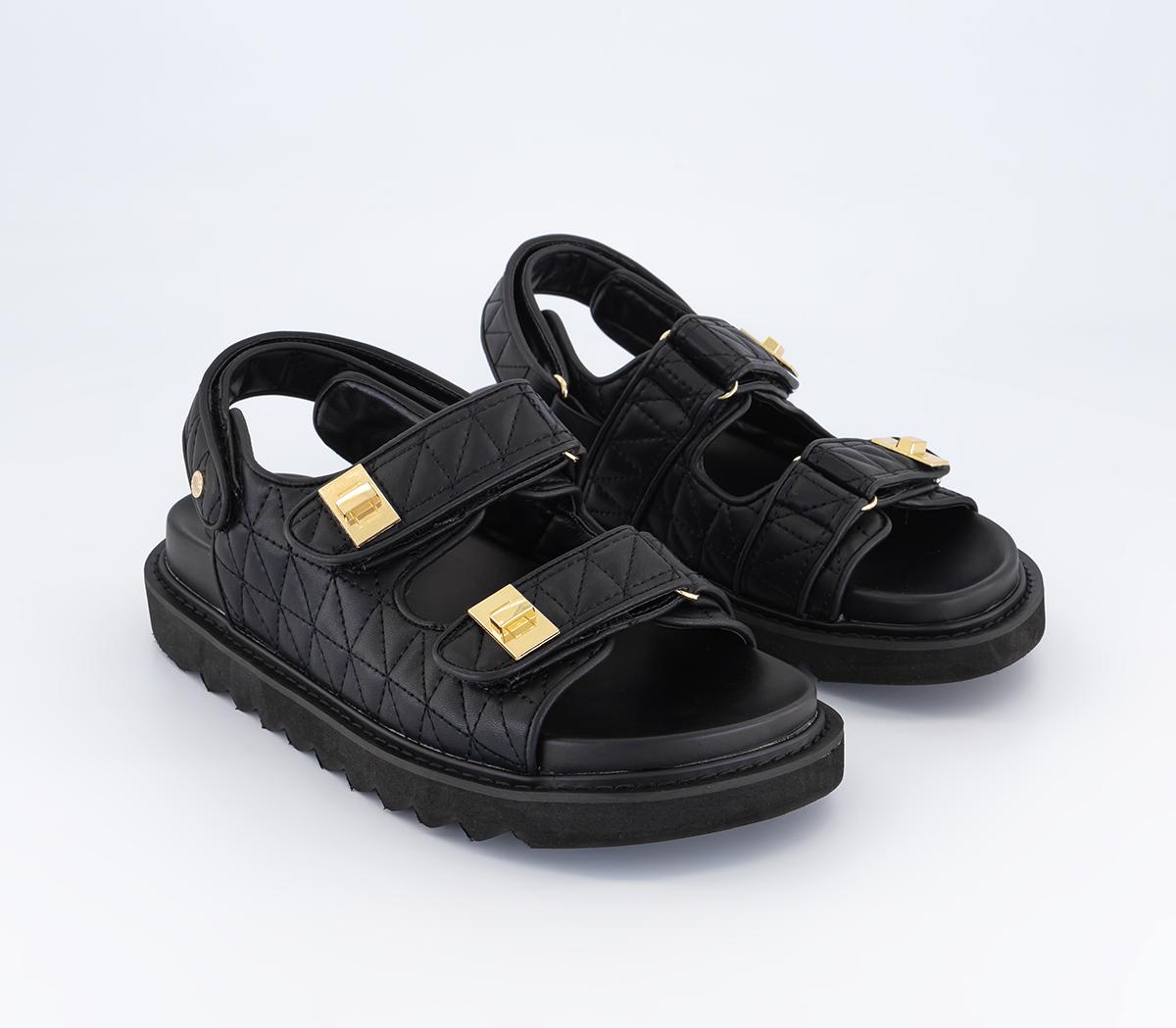OFFICEStatement Twistlock SandalsBlack