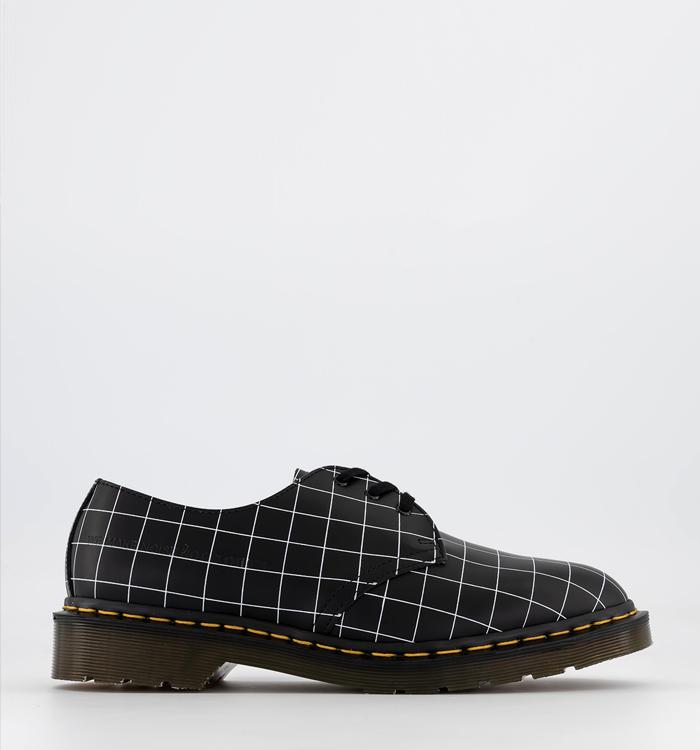 Dr. Martens 1461 Undercover Check Smooth Shoes Black