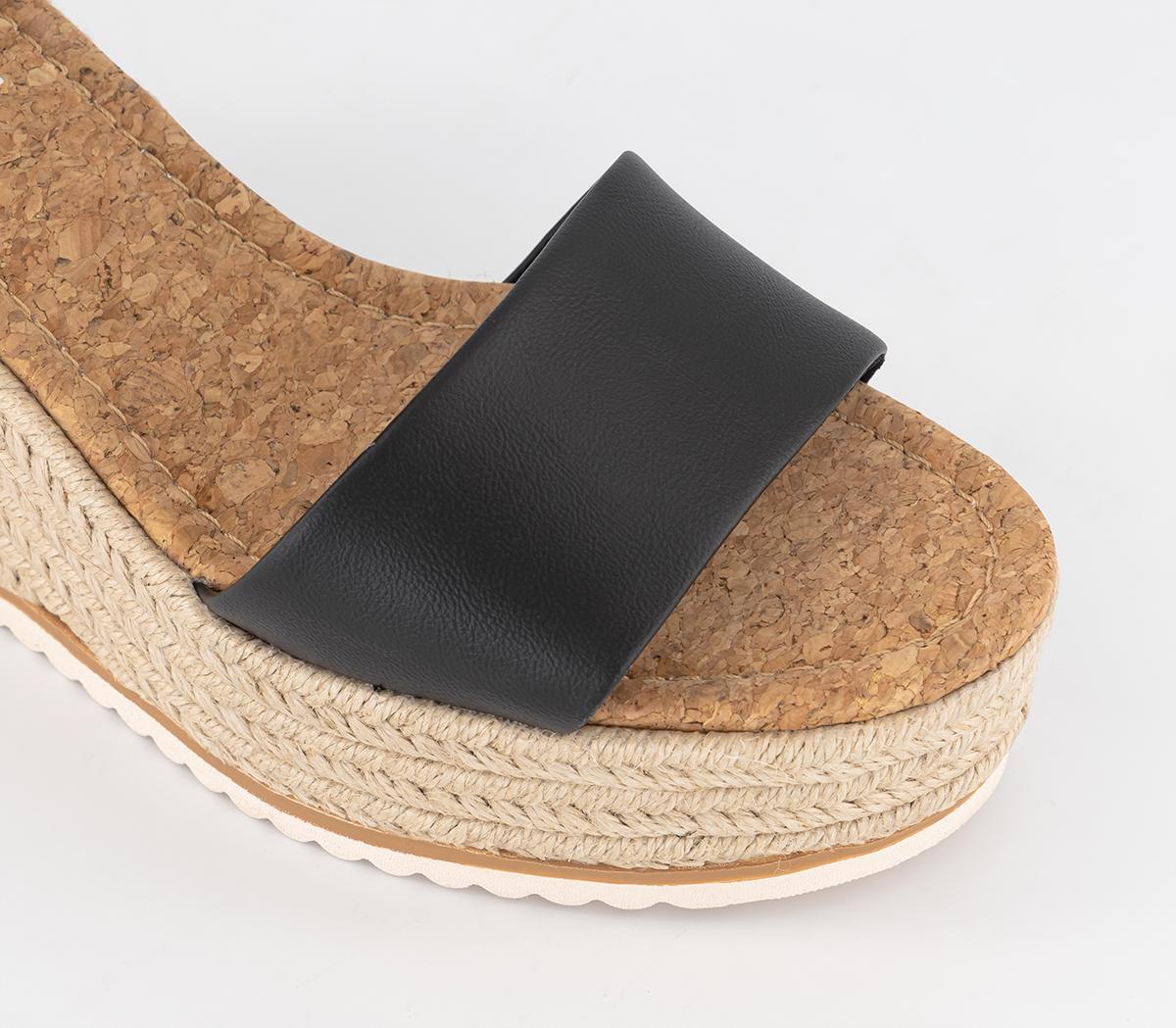 EARTHADDICTMorella Espadrille WedgesBlack