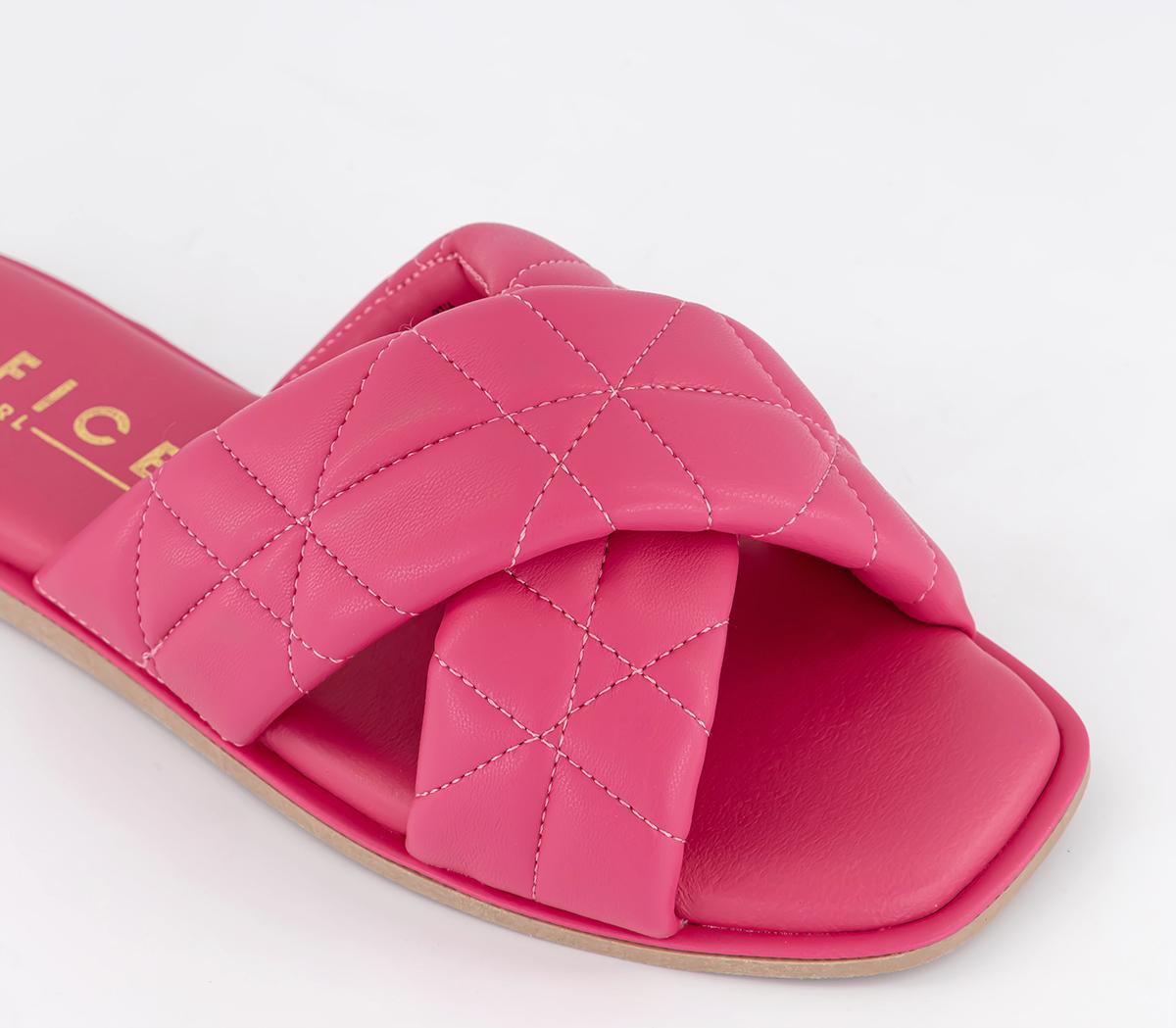 OFFICESqueeze Squishy Cross Over SandalsPink
