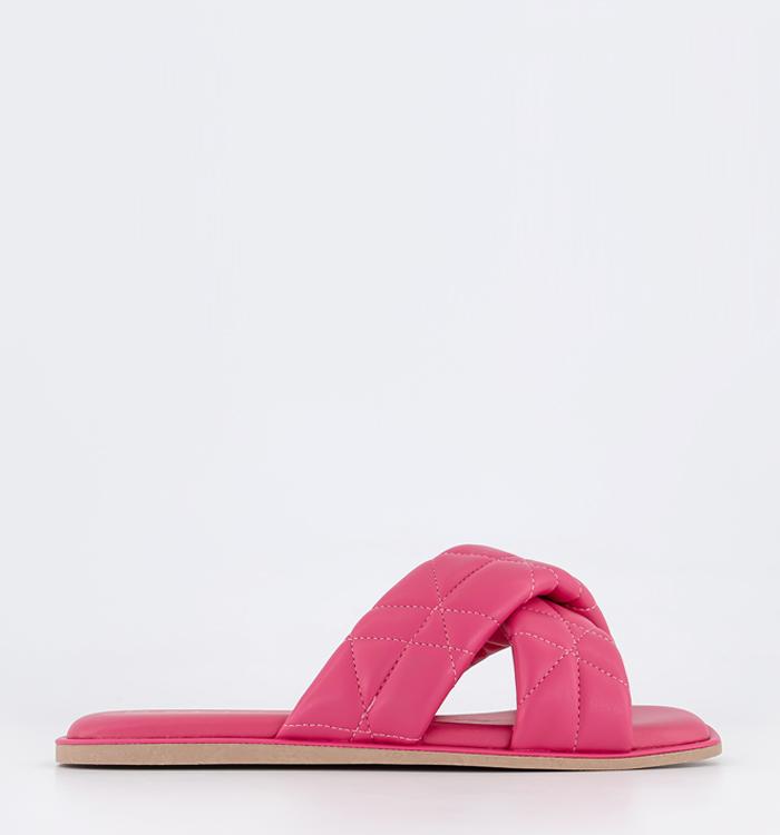 OFFICE Squeeze Squishy Cross Over Sandals Pink