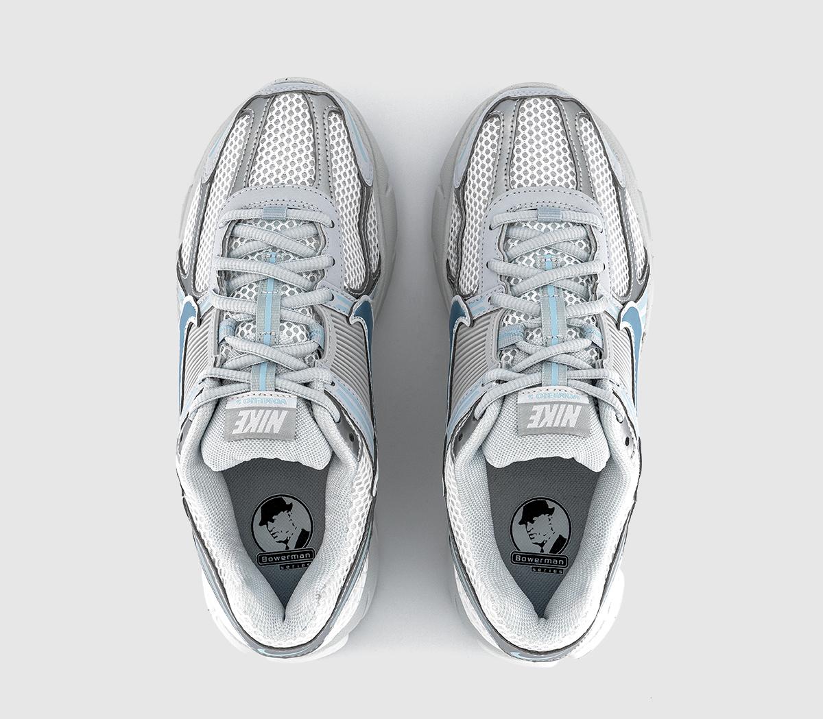 Nike Zoom Vomero 5 Trainers Pure Platinum Celestine Blue - Women's