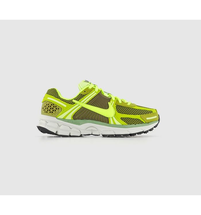 Nike Zoom Vomero 5 Trainers Olive Flk Volt Moss Light Lemon Twist Bright Cactu In Green