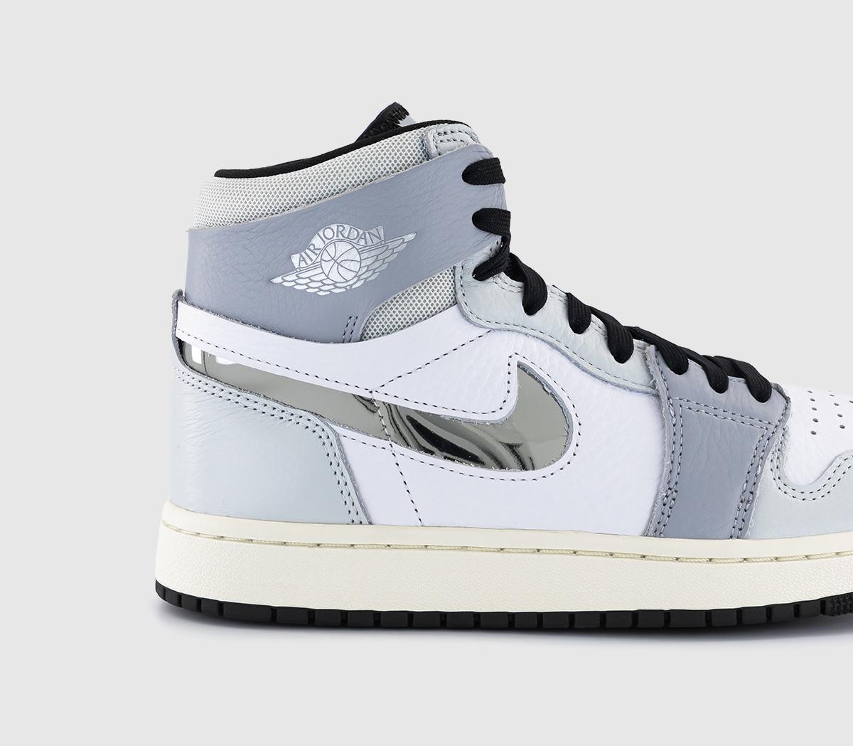 JordanAir Jordan 1 Zoom Comfort 2White Metallic Silver Photon Dust