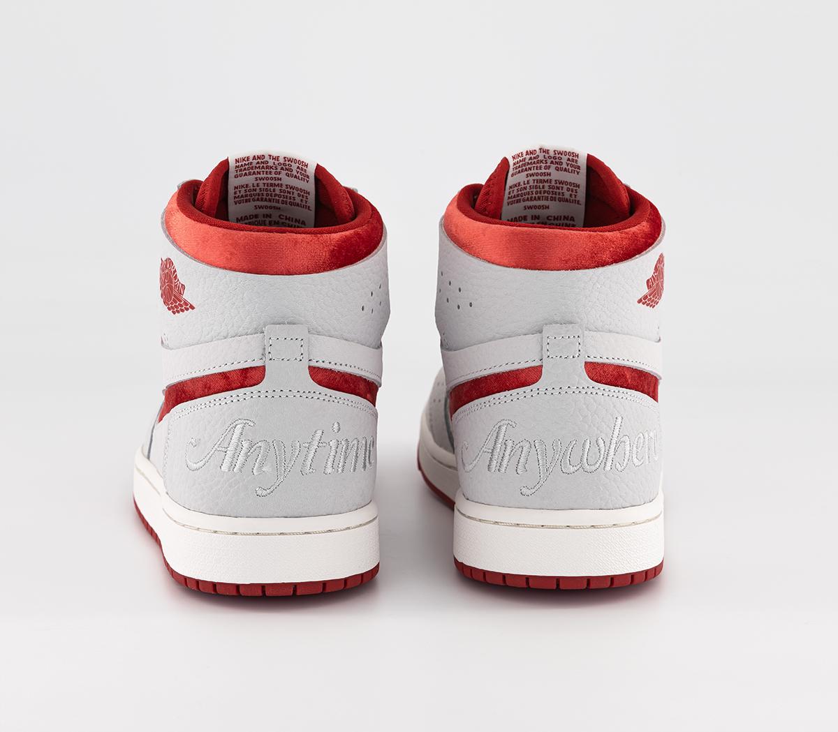 JordanAir Jordan 1 Zoom Comfort 2 TrainersSummit White Gym Red Phantom