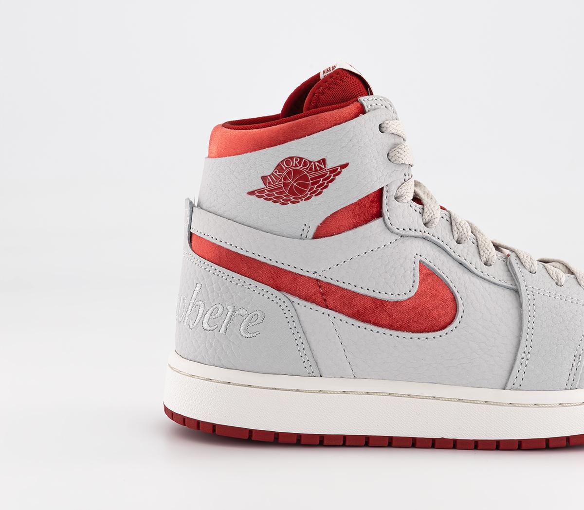 JordanAir Jordan 1 Zoom Comfort 2 TrainersSummit White Gym Red Phantom