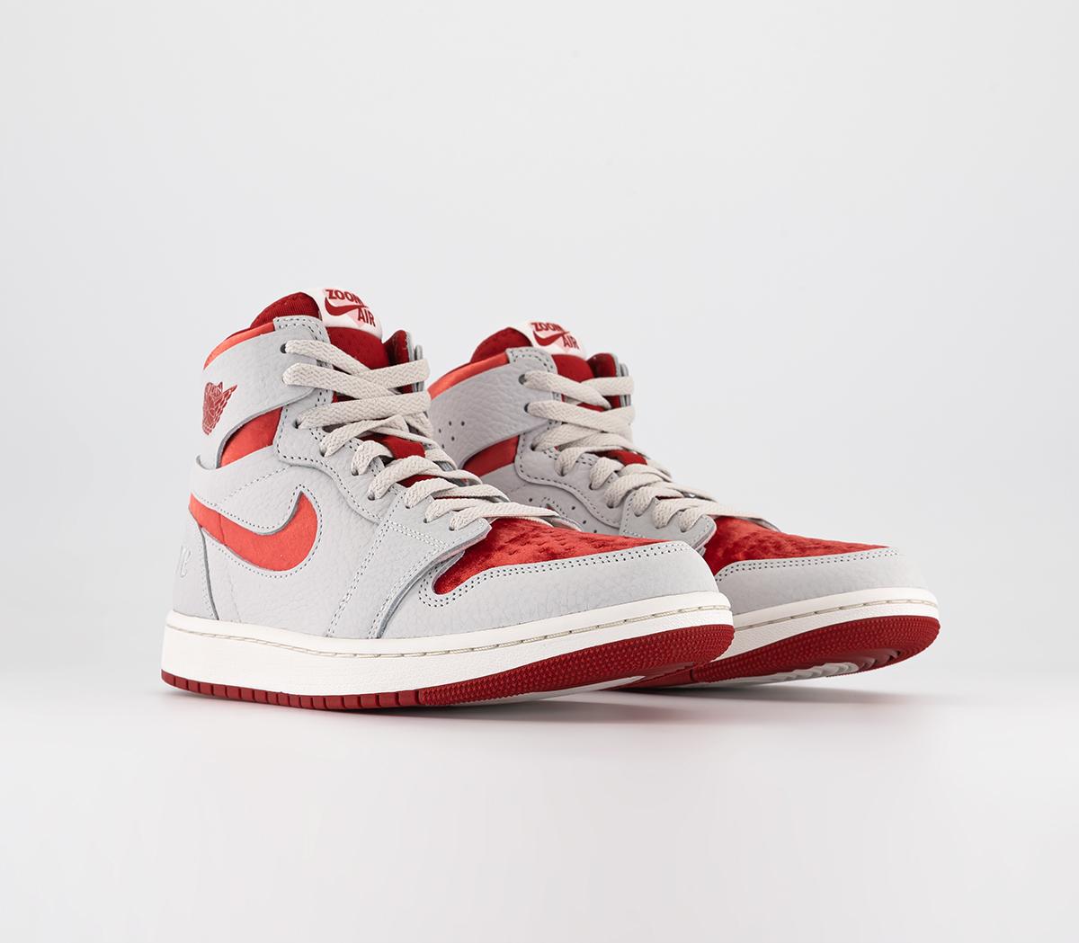 JordanAir Jordan 1 Zoom Comfort 2 TrainersSummit White Gym Red Phantom