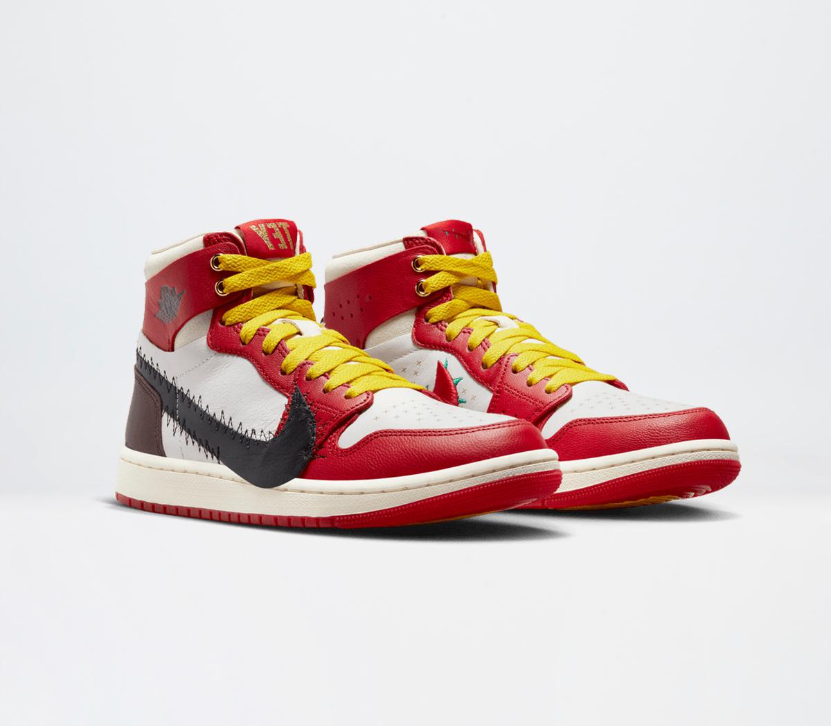 JordanAir Jordan 1 Zoom Comfort 2 TrainersGym Red Black Summit White Earth
