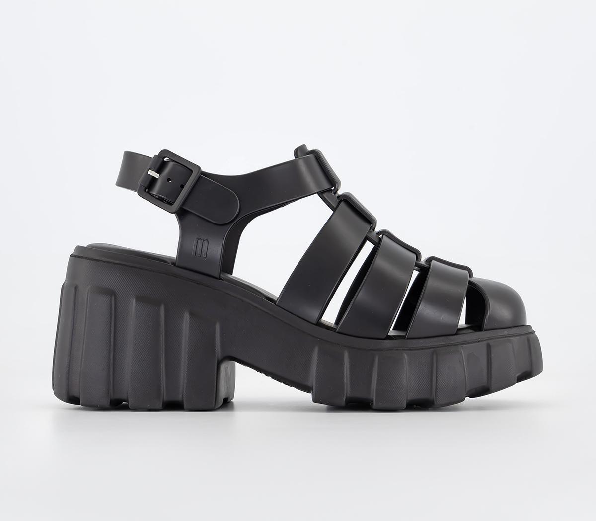 Melissa Melissa Megan Platform Sandals Black - Women’s Summer Shoes