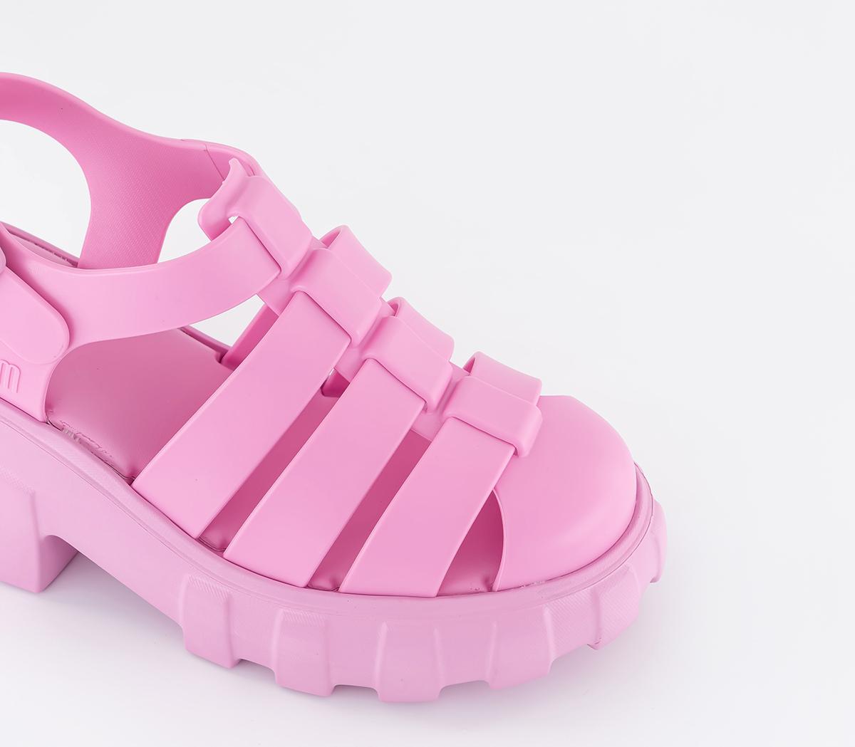 Melissa Melissa Megan Platform Sandals Pink - High Heels