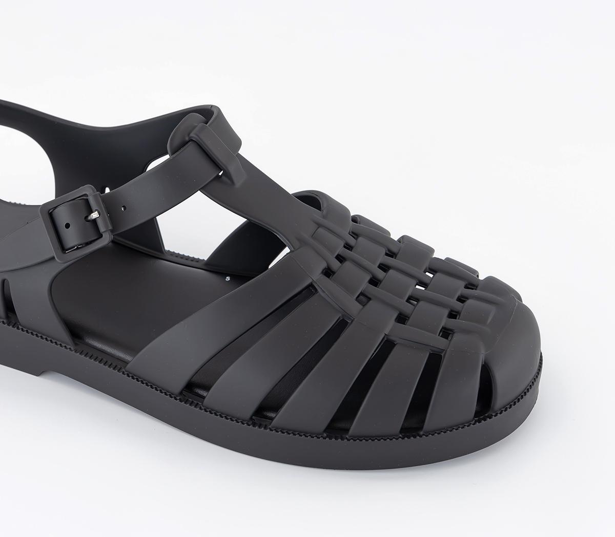 Melissa Melissa Possession Sandals Black Matt - Women’s Summer Shoes