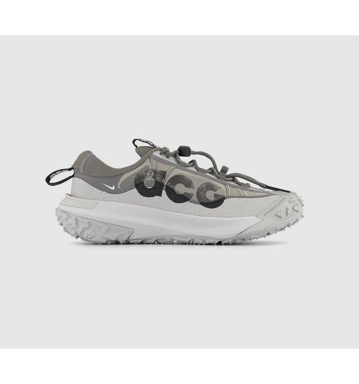 Nike Acg Mountain Fly 2 Low Trainers Light Iron Ore Black Flat Pewter Gridiron Photon D In Grey