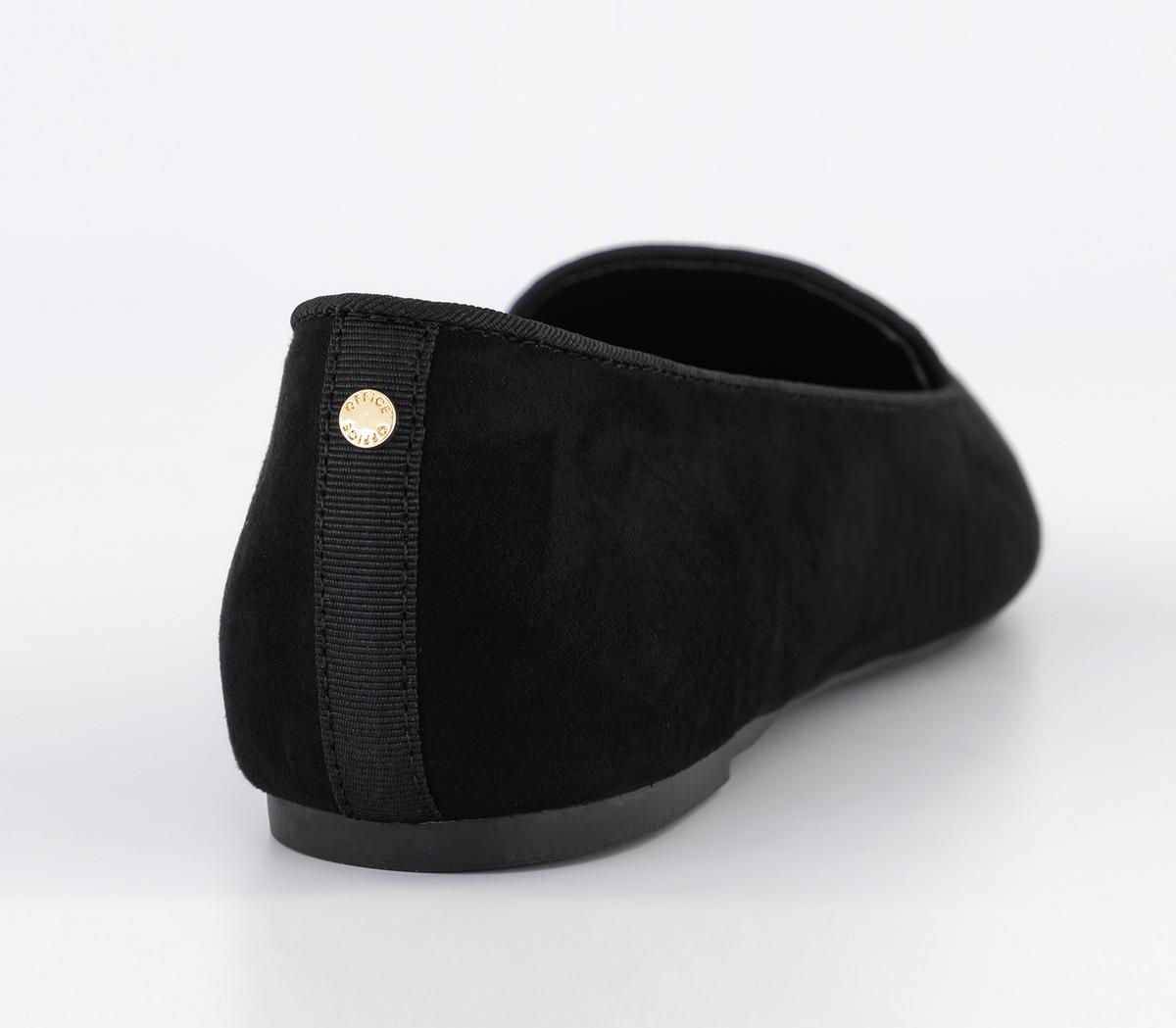 OFFICE Fabulous Pointed Slipper Cut Ballet Flats OFFICE Fabulous Pointed Slipper Cut Ballet Flats Black