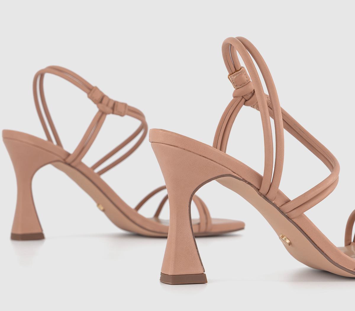 OFFICEMotion Tubular Strappy Knot Detail HeelsBeige
