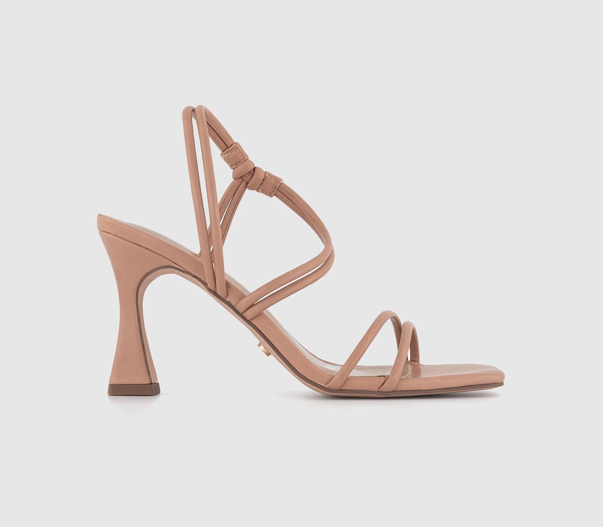 OFFICEMotion Tubular Strappy Knot Detail HeelsBeige