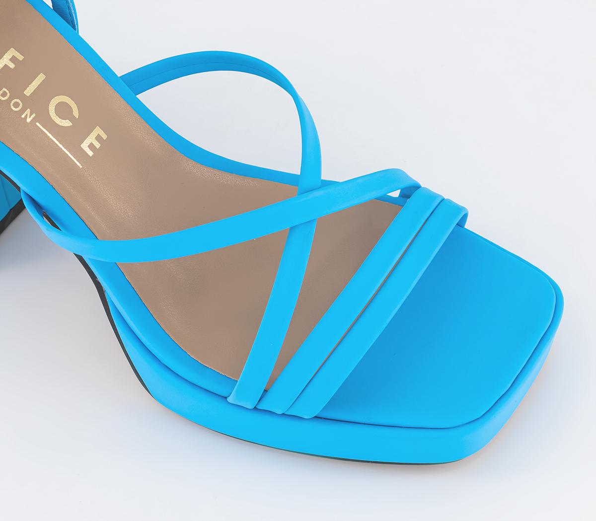 OFFICEHetty Strappy Platform Heeled SandalsBlue