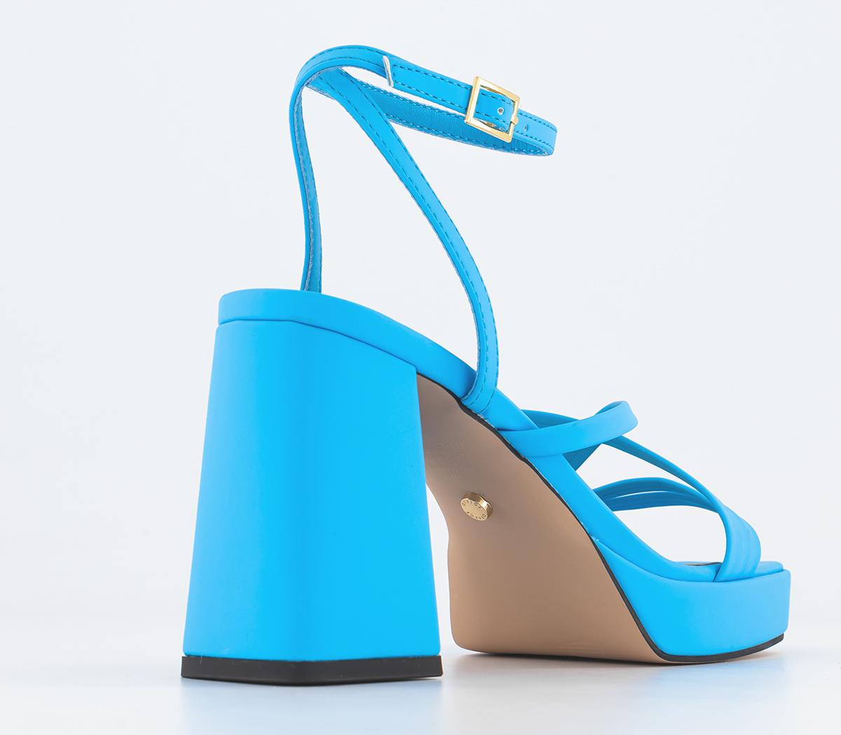 OFFICEHetty Strappy Platform Heeled SandalsBlue